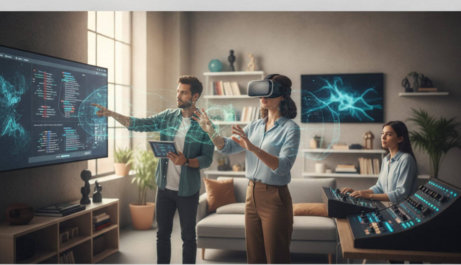 Formation IA générative en entreprise à Laval, création et tech immersive